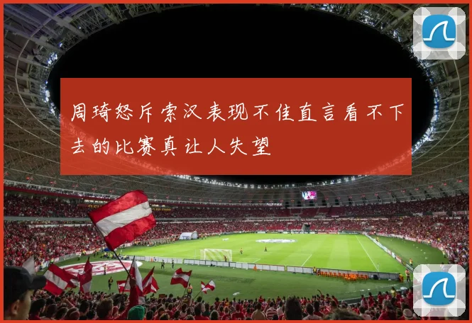 周琦怒斥索汉表现不佳直言看不下去的比赛真让人失望